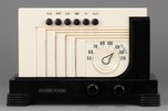 Philco UA52P in Ivory + Black - Incredible Ultra Rare Deco Radio